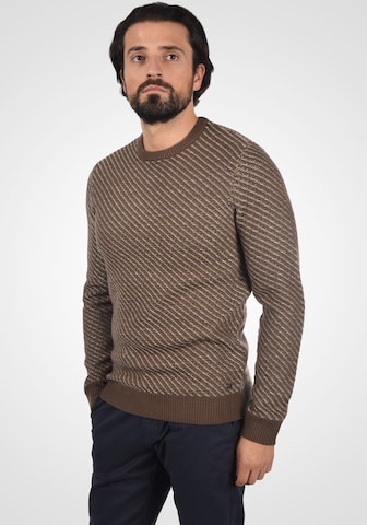 BLEND Strickpullover 'Calisto' in Braun: predná strana