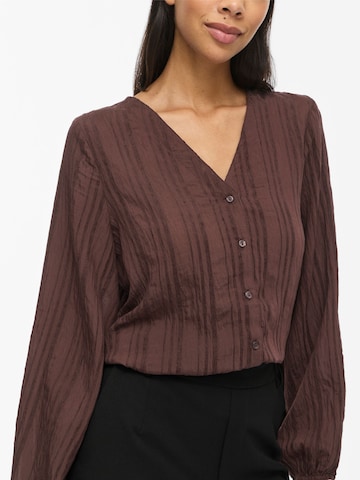 VILA Blouse 'VIVera' in Bruin