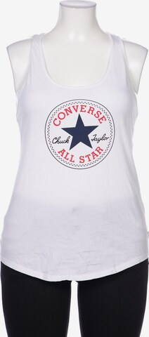 CONVERSE Top & Shirt in L in White: front