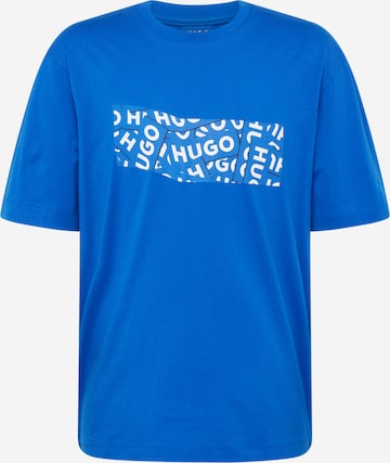 T-Shirt 'Nalayo' HUGO Blue en bleu : devant