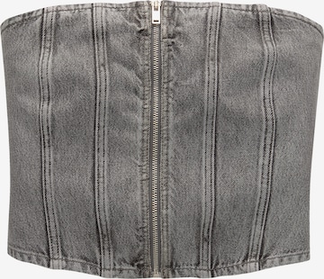 Top di Pull&Bear in grigio: frontale