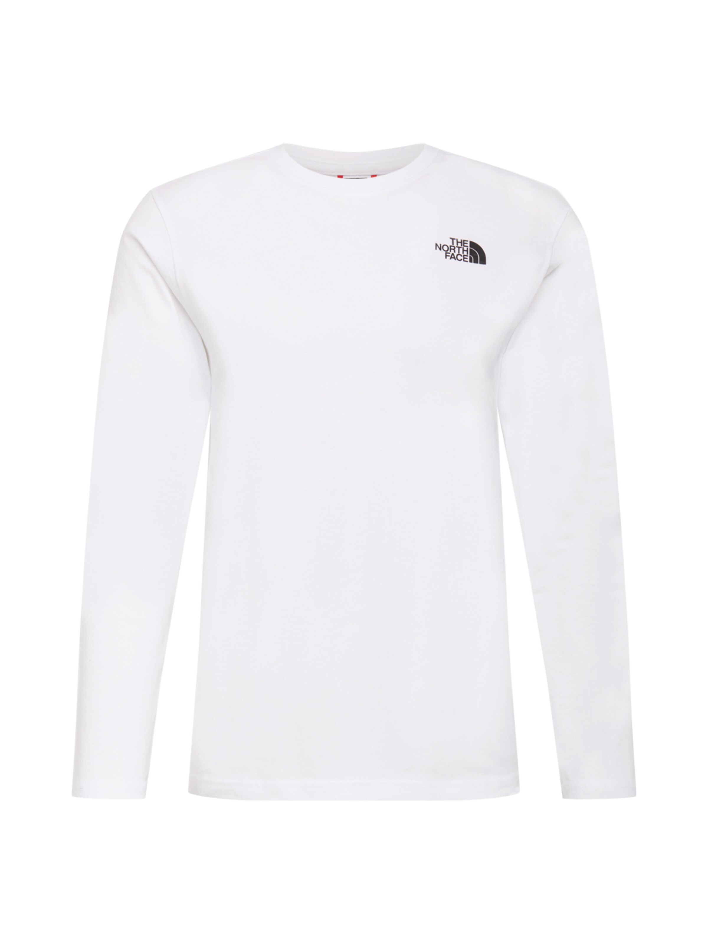 THE NORTH FACE Regular fit Shirt 'Red Box' in Wit: voorkant