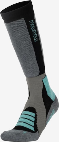 Mowmow Sportsokken 'MowMow Ski Socks - Silver Ions - Antibacterial - Men - Women - Size 39-42 - Gray' in Grijs: voorkant