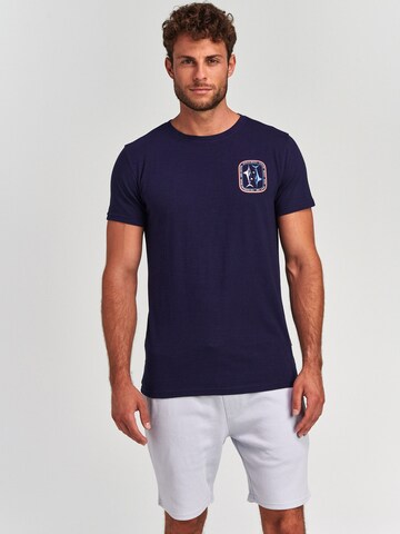 T-Shirt 'Marlin' Shiwi en bleu : devant
