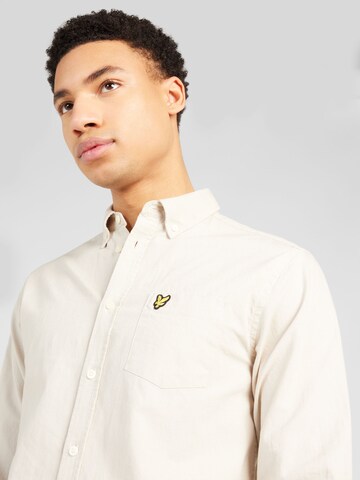 Lyle & Scott Regular fit Риза в сиво