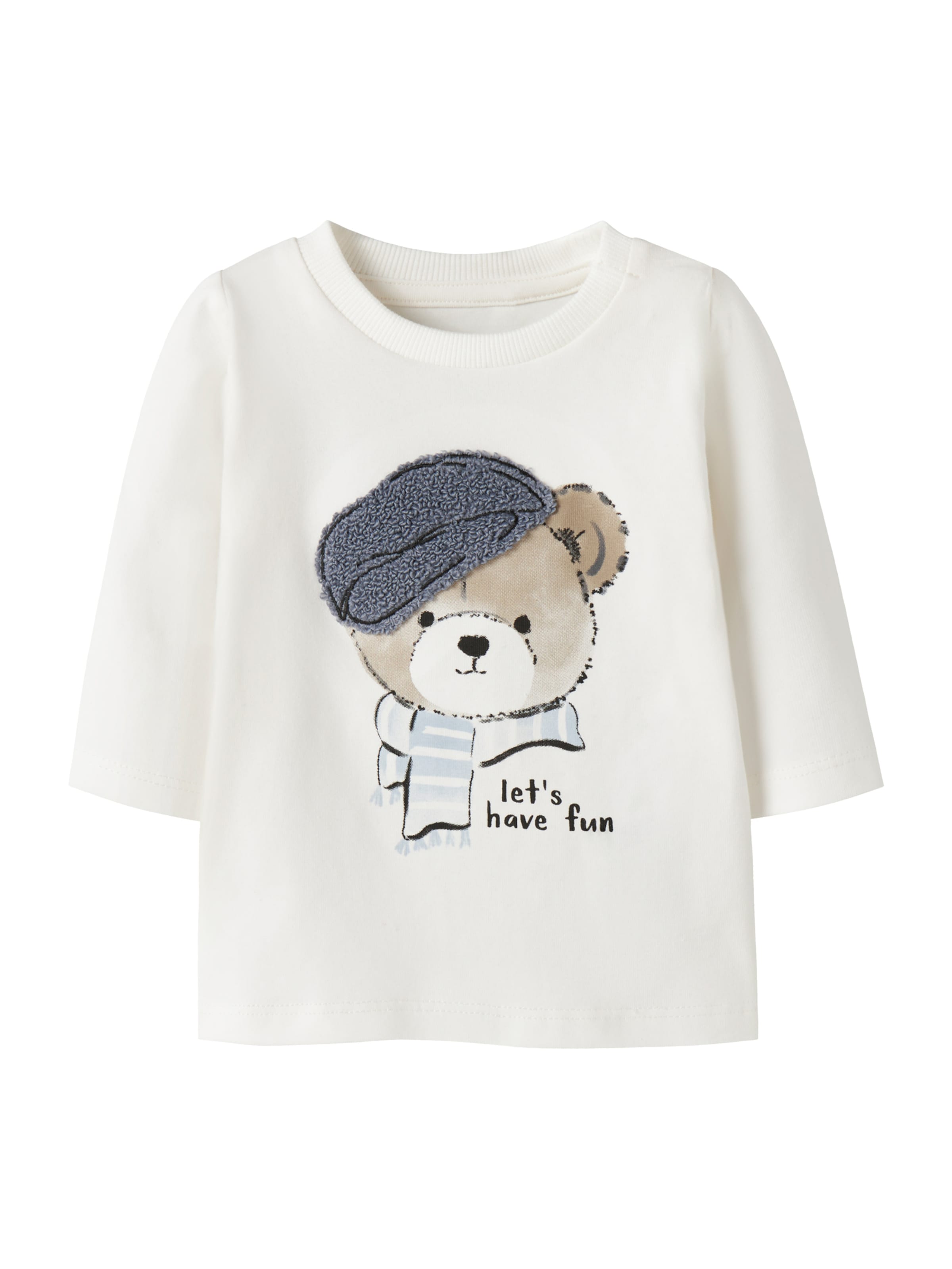 NAME IT Shirts 'NBMRONNOW' i hvid: forside