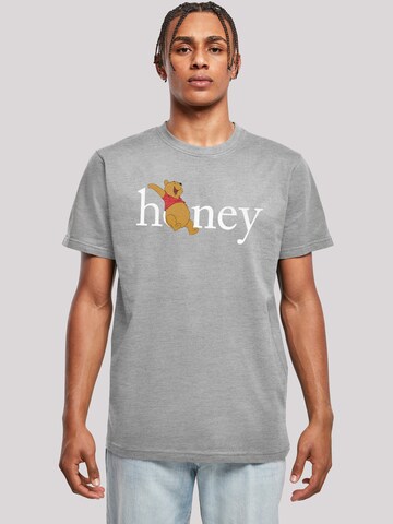 T-Shirt 'Disney Winnie The Pooh Honey' F4NT4STIC en gris : devant