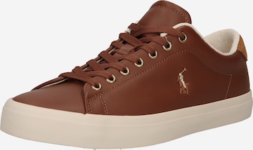 Sneaker bassa di Polo Ralph Lauren in marrone: frontale