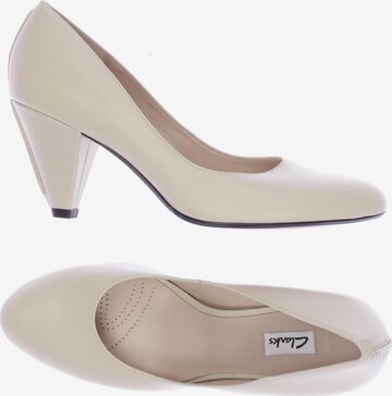 CLARKS High Heels & Pumps in 39,5 in White: front