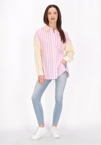 usha BLUE LABEL Bluse 'Fashion Look' in Pink