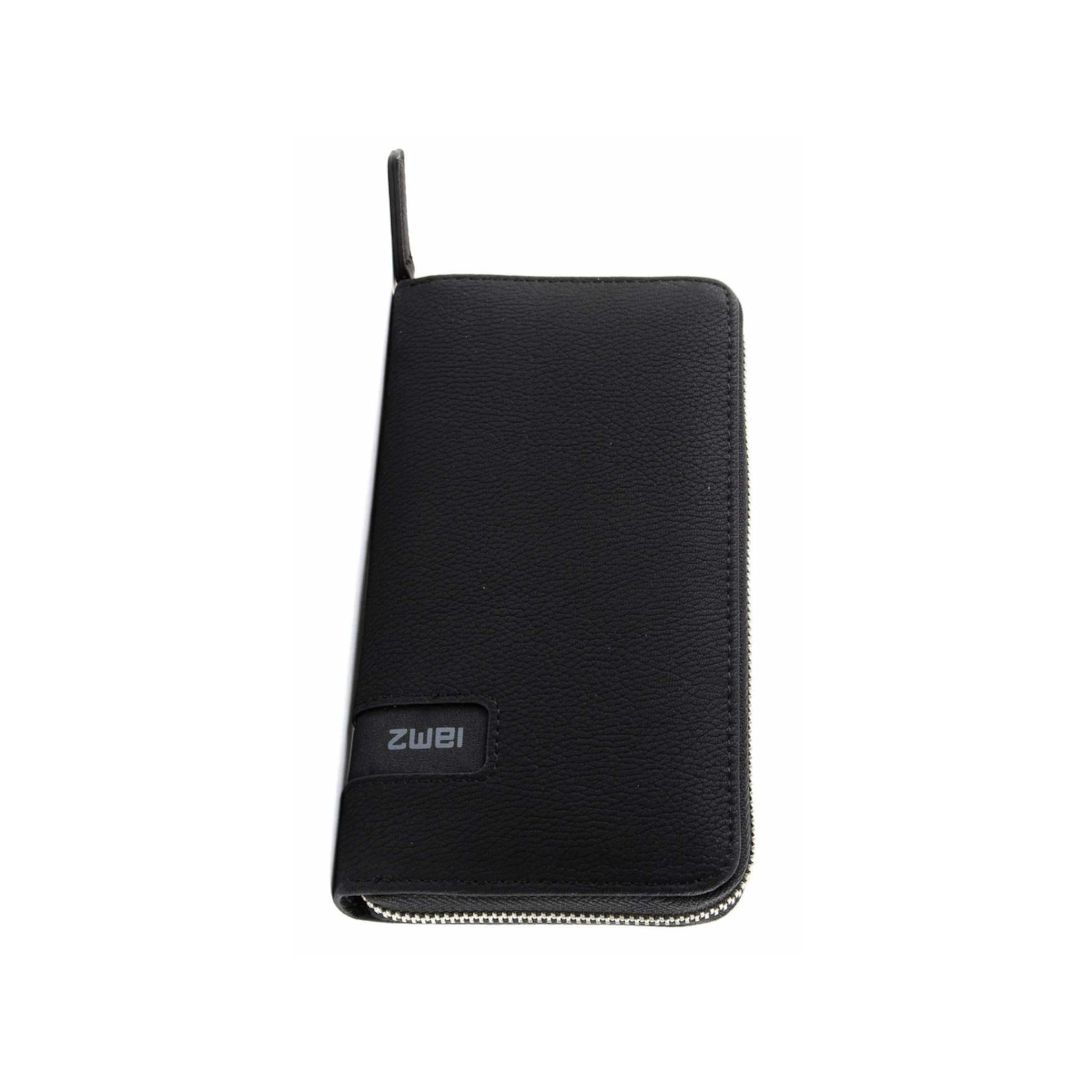 Porte-monnaies 'Mademoiselle' ZWEI en noir : devant