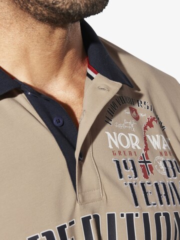 Jan Vanderstorm Shirt 'Erling' in Beige