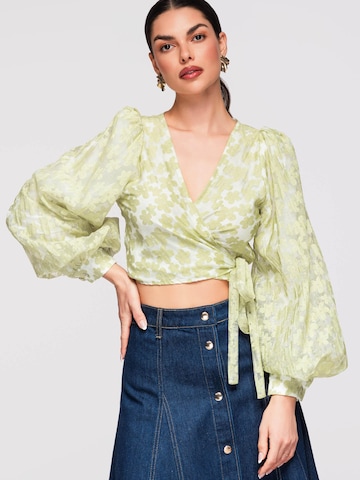 Ombre Blouse in Groen
