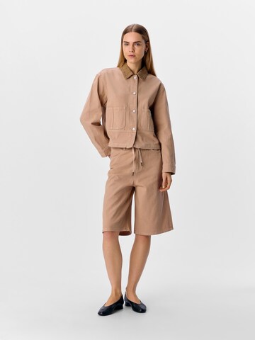 OBJECT Overgangsjakke 'OBJAvery' i beige
