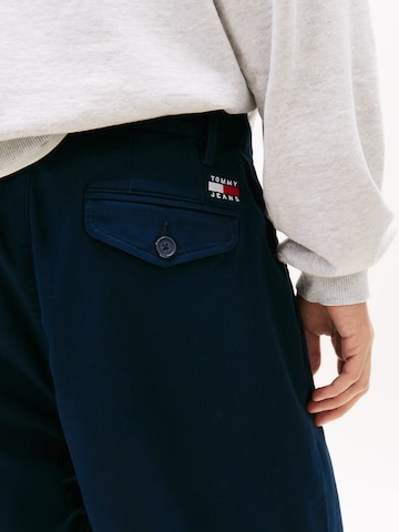 Tommy Jeans Loose fit Pleat-front trousers in Blue