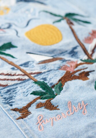 Veste mi-saison Superdry en bleu