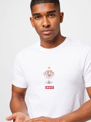 LEVI'S ® Тениска 'SS Relaxed Fit Tee' в бяло