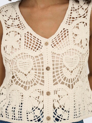 ONLY - Chaleco 'ONLViola' en beige
