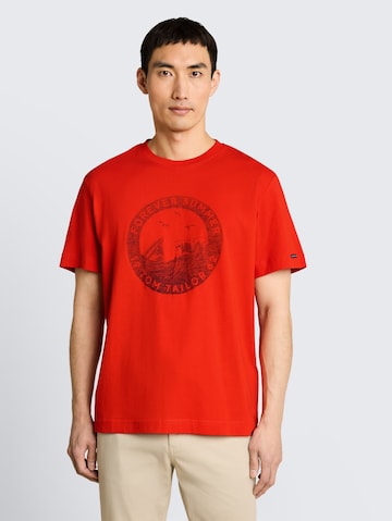 TOM TAILOR Shirt in Rood: voorkant