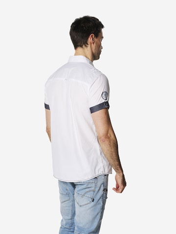 KOROSHI Regular fit Button Up Shirt in White