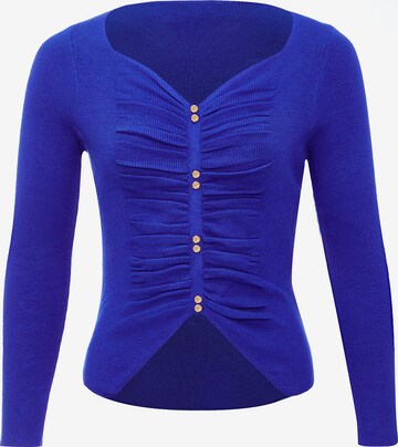 Pull-over leo selection en bleu : devant