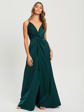 Chancery Evening Dress 'Vallie' in Green: front