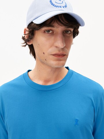 ARMEDANGELS T-Shirt JAAMES in Blau: Vorderseite
