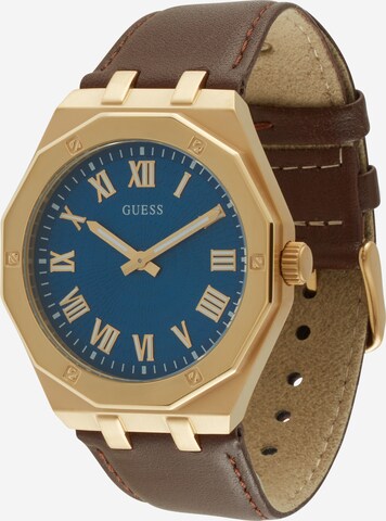 GUESS Analoog horloge in Goud: voorkant