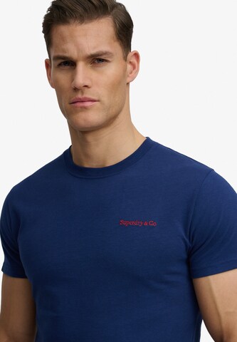 T-Shirt 'Essential Company' Superdry & Co en bleu