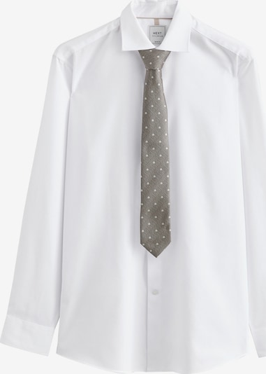 Marškiniai iš Next, spalva – margai pilka / balta, Prekių apžvalga