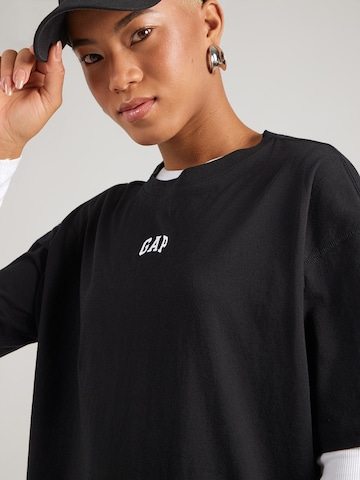GAP Футболка оверсайз в Черный