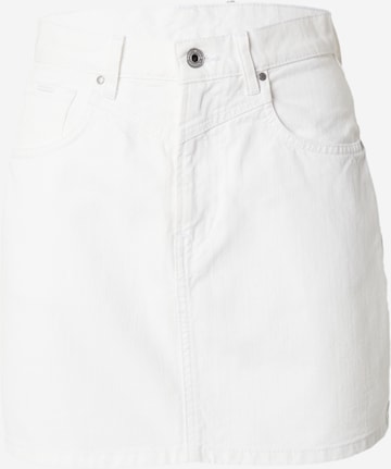 Jupe 'RACHEL' Pepe Jeans en blanc : devant