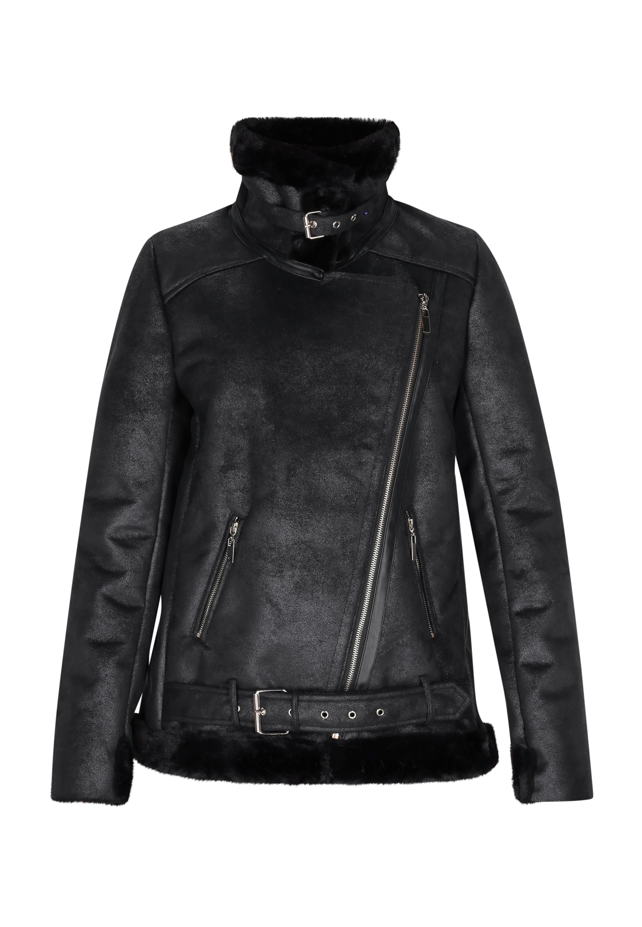 faina Átmeneti dzseki - fekete: elől