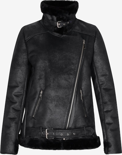 Demisezoninė striukė iš faina, spalva – juoda, Prekių apžvalga