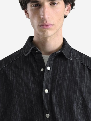 Fit confort Chemise Giesto en noir