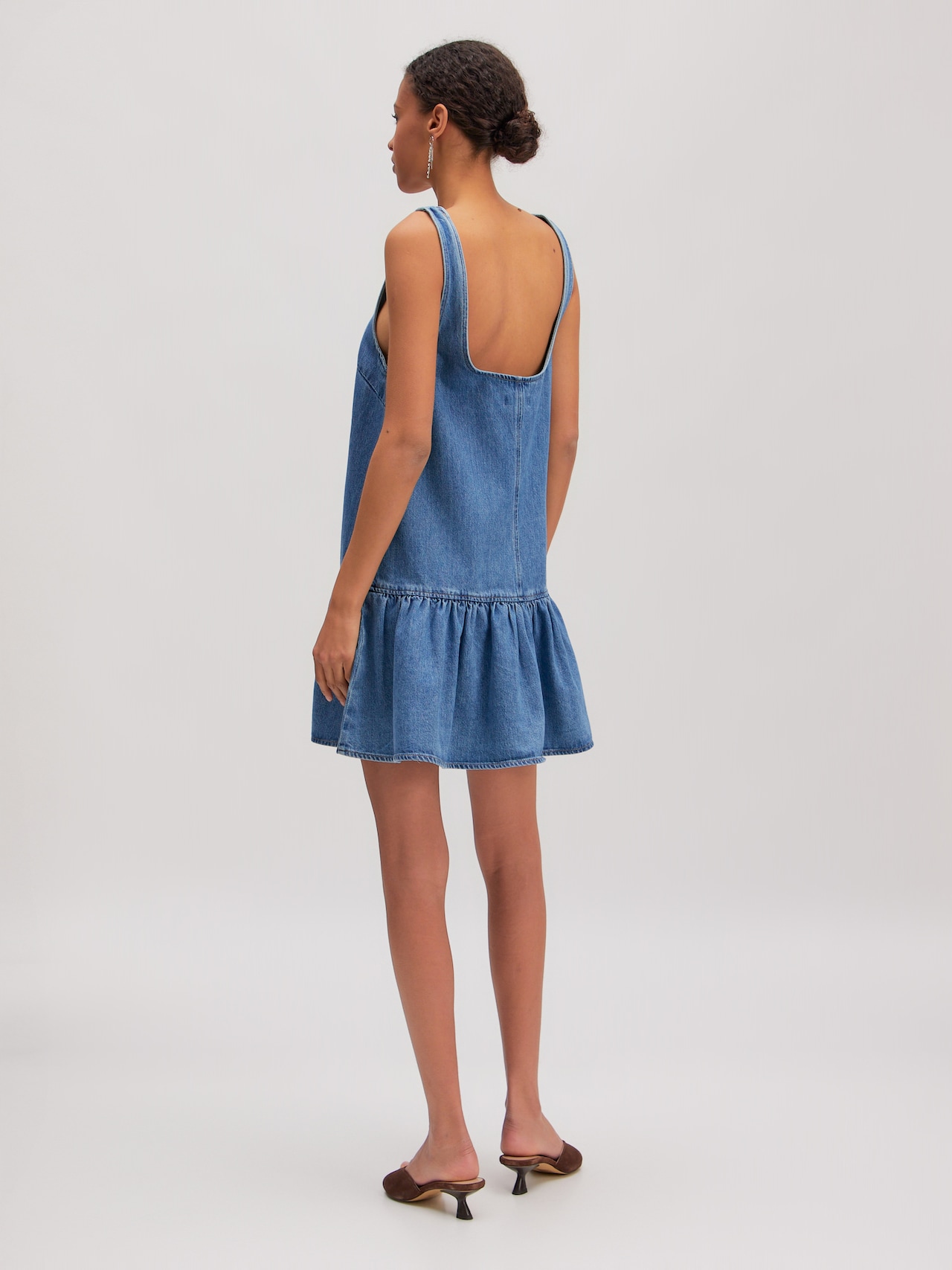 EDITED Jurk 'Inka' Blauw denim