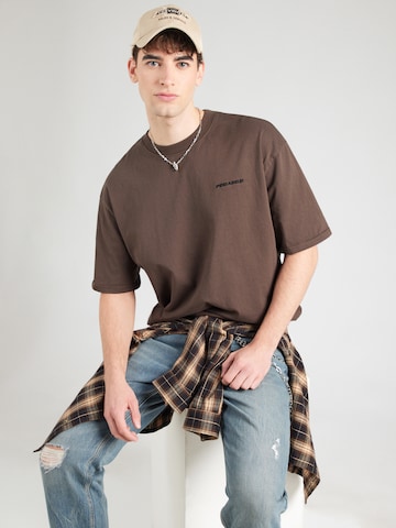 T-Shirt Pegador en marron : devant