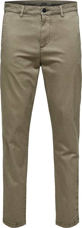 SELECTED HOMME Tapered Hose 'Ronan' in Khaki