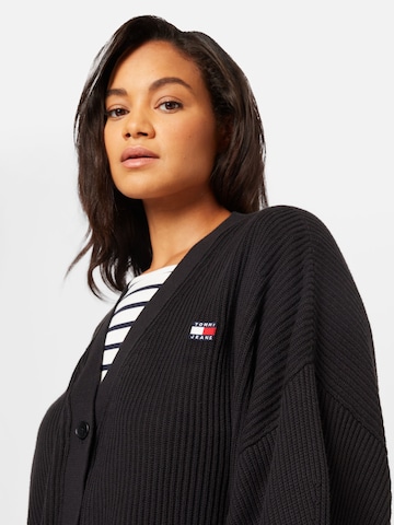 Tommy Jeans Curve Knit Cardigan in Black