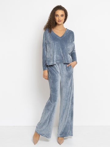 JIORO Top 'ESSENTIALS' in Grey