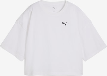 T-shirt oversize 'Wardrobe Ess' PUMA en blanc : devant