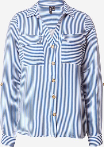 VERO MODA Blouse 'BUMPY' in Blue: front