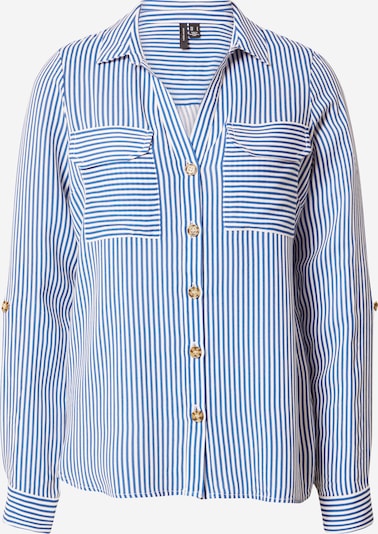 VERO MODA Blūze 'VMBumpy', krāsa - zils / balts, Preces skats