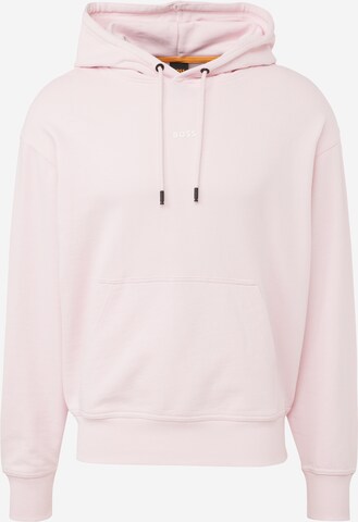 Sweat-shirt BOSS en rose : devant