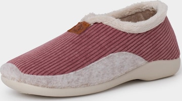 Pisamonas - Zapatillas de casa en rosa: frente