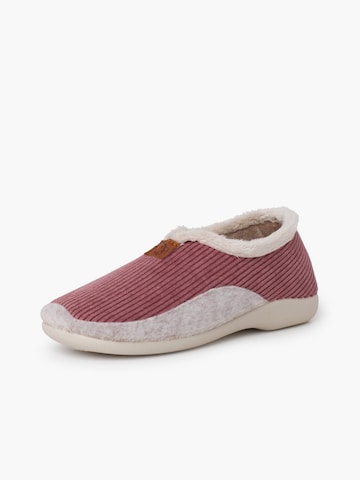 Pisamonas - Zapatillas de casa en rosa: frente