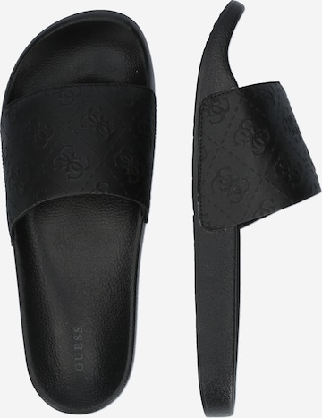 GUESSNatikače s potpeticom 'TOKYO 4G' - crna boja
