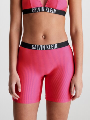Calvin Klein Swimwear Bikinibroek in Roze