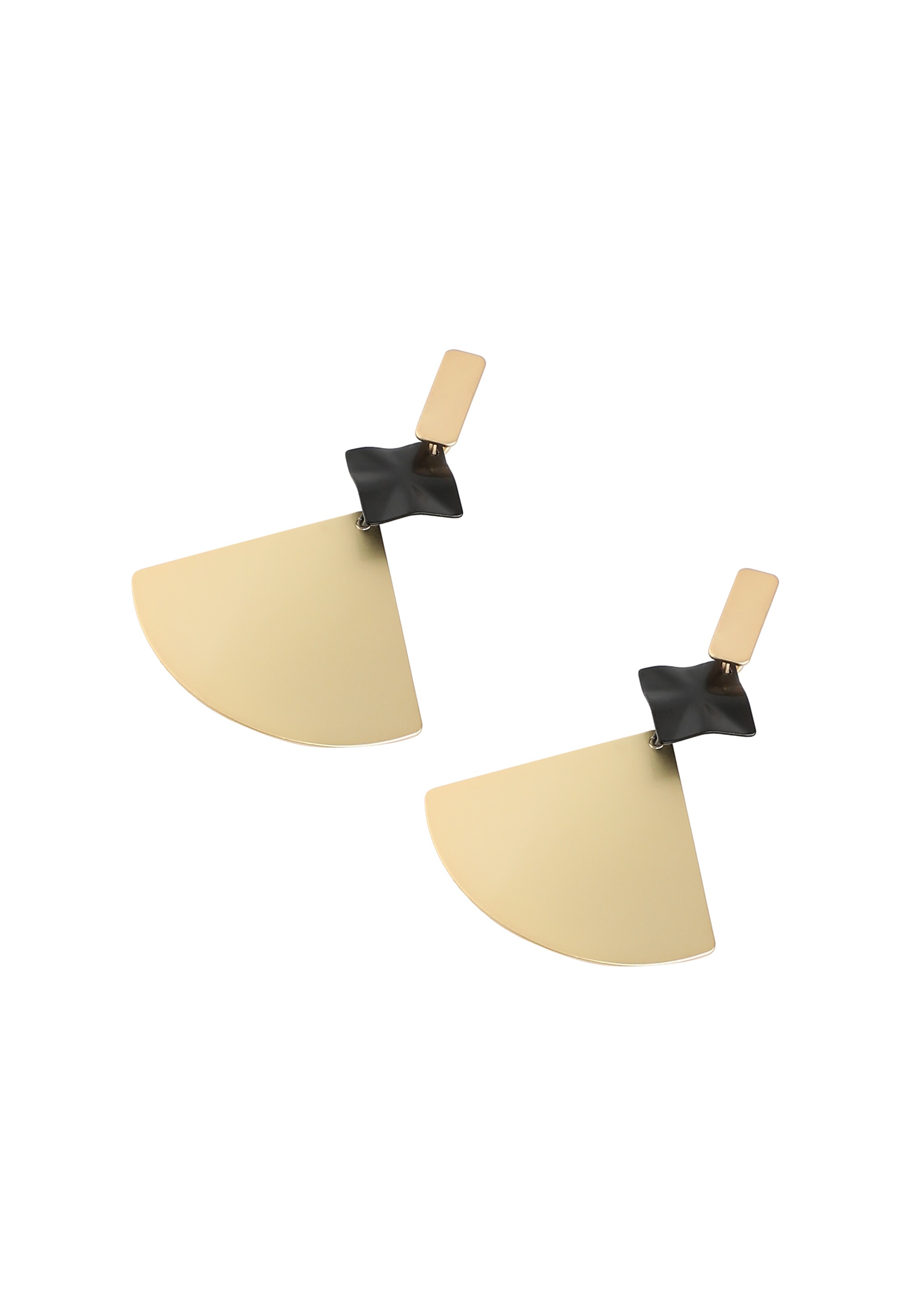 SOHI Oorbellen 'Dora' in Goud: voorkant