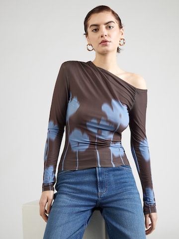 TOPSHOP Tričko 'INOLA' - Hnedá: predná strana